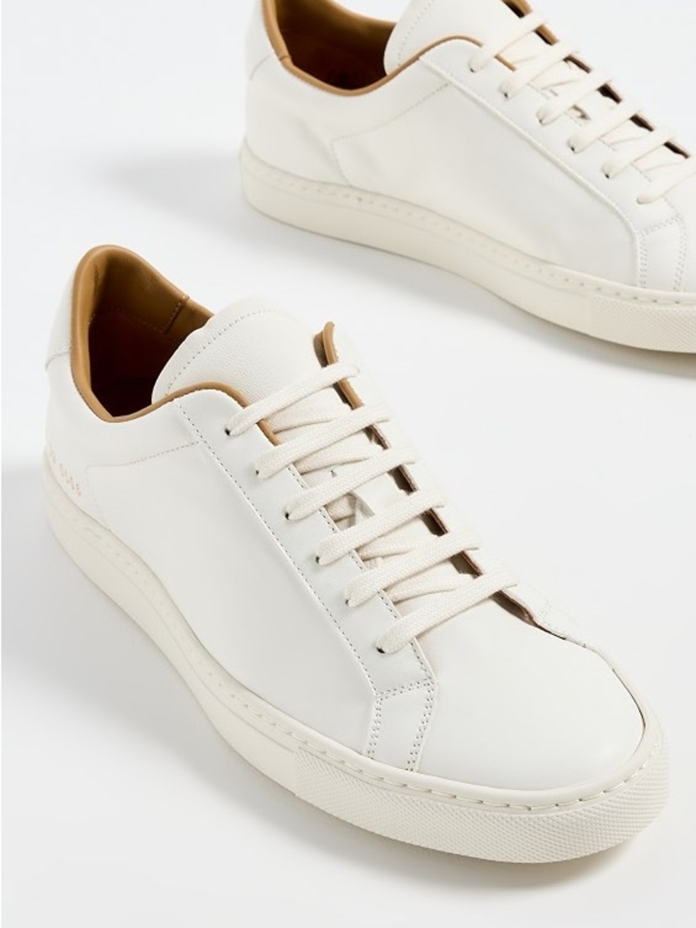 Common Projects Retro Summer Premium Sneakers Low Top White Women's Size 37 US 7